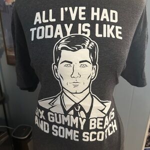 Archer TV Show T-Shirt. Gray size medium. NWOT.